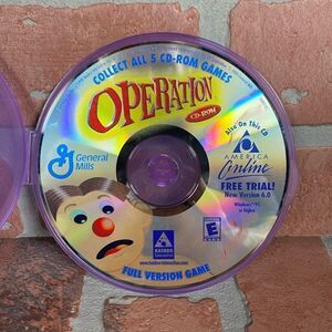 Operation PC CD-ROM 1997 Hasbro / General Mills Interactive Windows Game